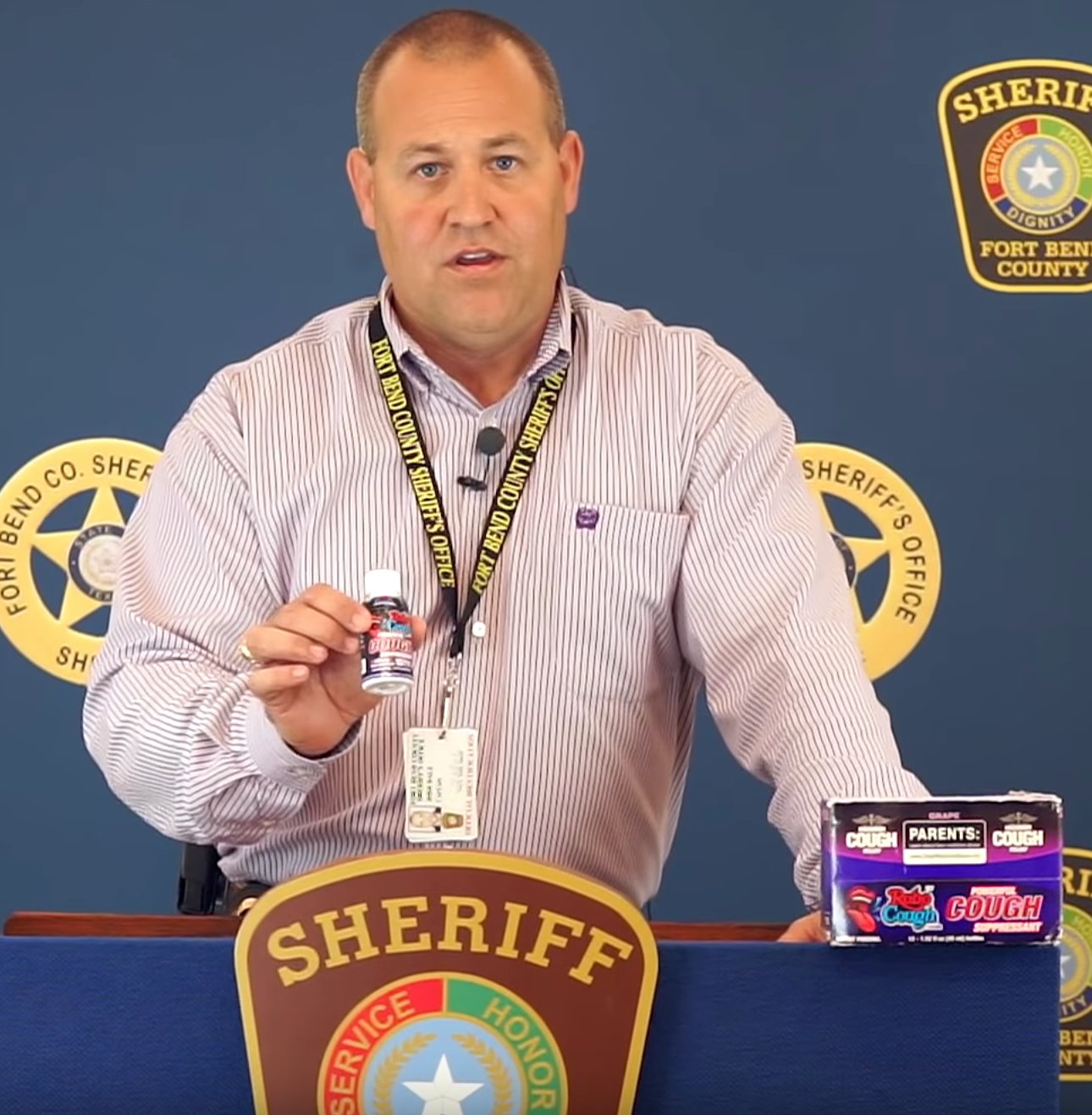 Josh Dale of the Fort Bend County Narcotics Task Force discusses the dangers of the over-the-counter drug Robo Cough.
